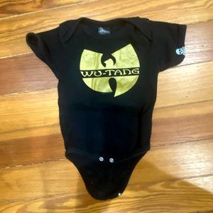 Wu tang clan 3-6m onesie